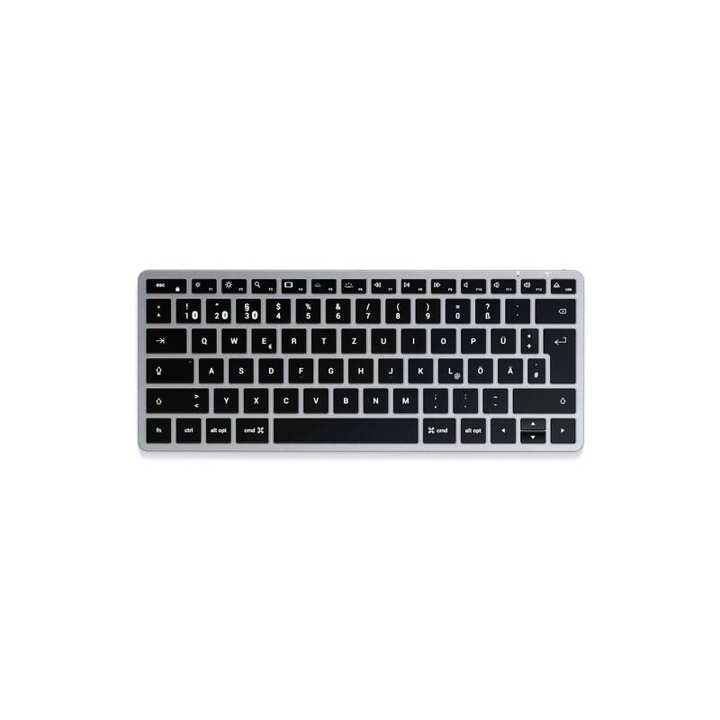 Satechi Slim X1 Mini Bluetooth Tastatur Keyboard Multimediatasten Anthrazit Akku - 0879961009694