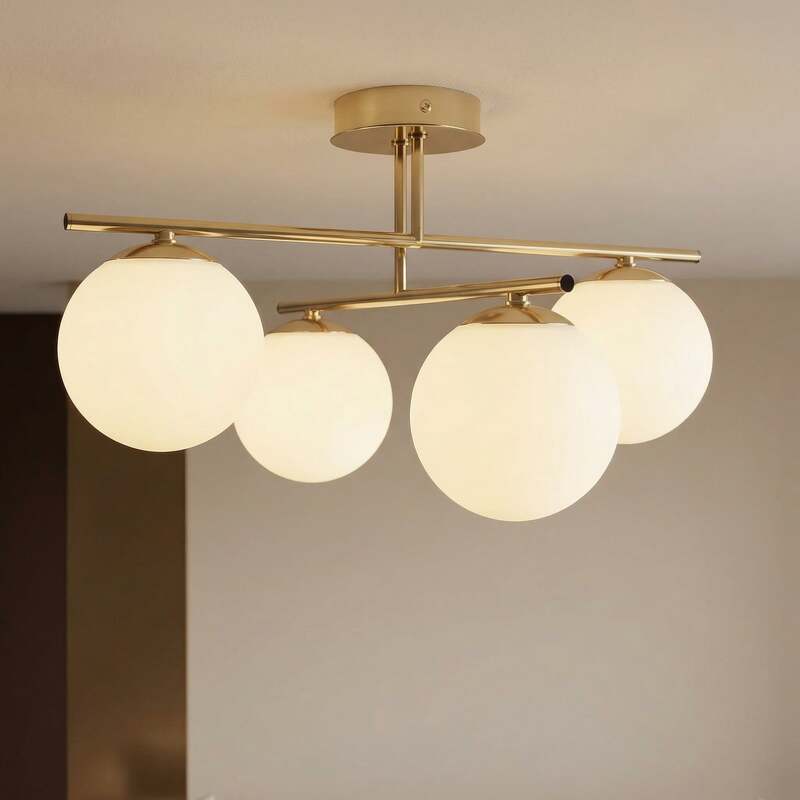 Deckenleuchte Aurora gold Deckenlampe Lampe Wohnzimmerleuchte SIEHE TEXT/FOTO883 - 5905563001394