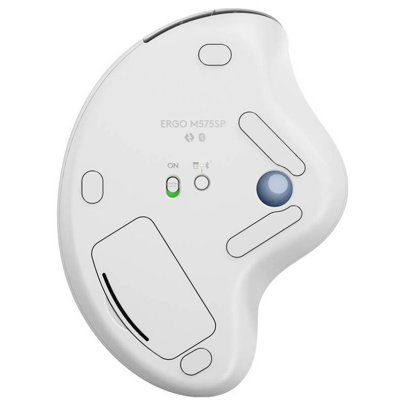 Logitech ERGO M575S Trackball Maus ergonomisch Bluetooth präzise - 5099206111615