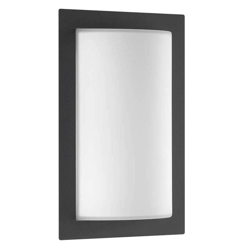 lcd Außenwandleuchte Wandlampe Bewegungsmelder Luis graphit Dämmerungssensor - 8033239458467