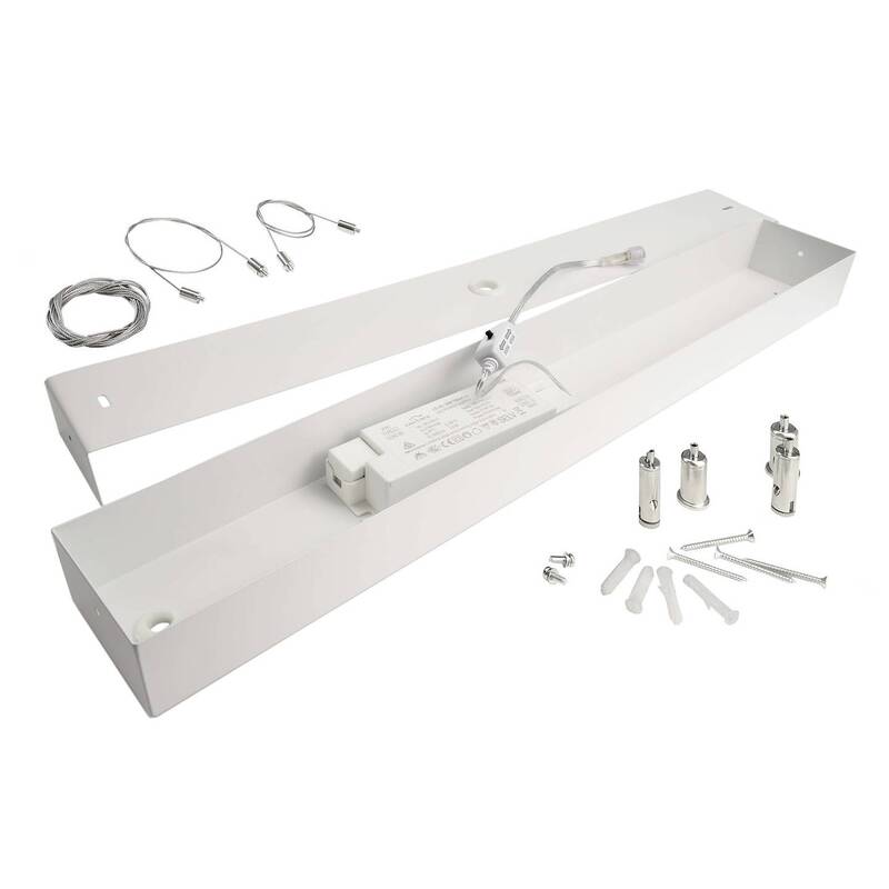 Deko-Light Pendelleuchte Hängeleuchte LED weiß eckig Dip-Switch dimmbar - 4042943174338