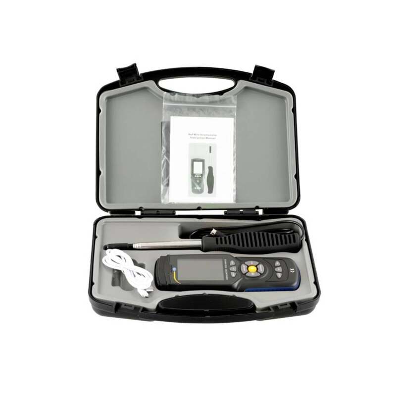 PCE Instruments Durchflussmessgerät Anemometer Strömungsmesser Hitzedraht HWA 30 - 4250348723321