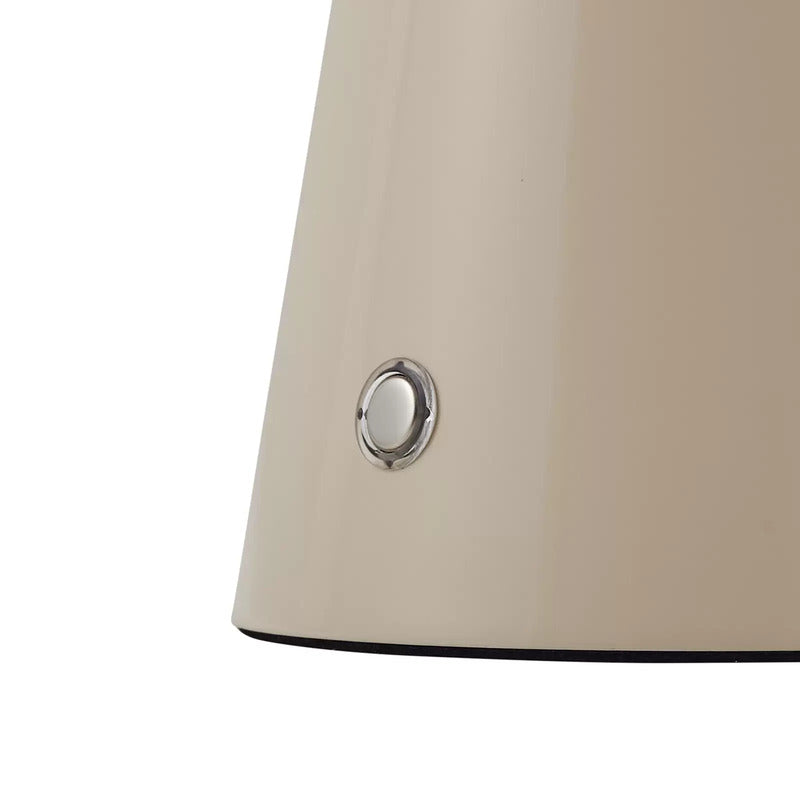 Lindby LED-Akkutischlampe Nevijo beige Ø20c m USB Dimmer Lampe Leuchte Spot - 4251911791518
