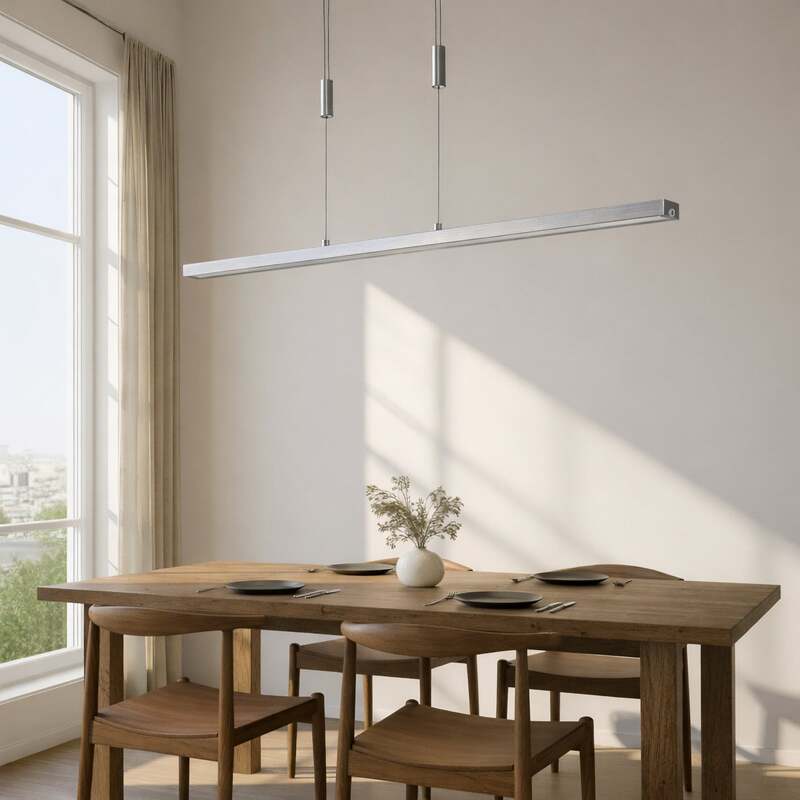 Lucande LED-Hängeleuchte Myron Touchdimmer CCT Aluminium höhenverstellbar - 4251096564136