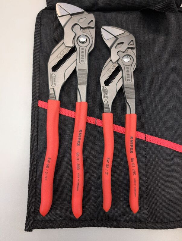 Knipex Zangen-Set 3-teilig Kombizange Gripzange Wasserpumpenzange 330x115x48mm - 4003773092100