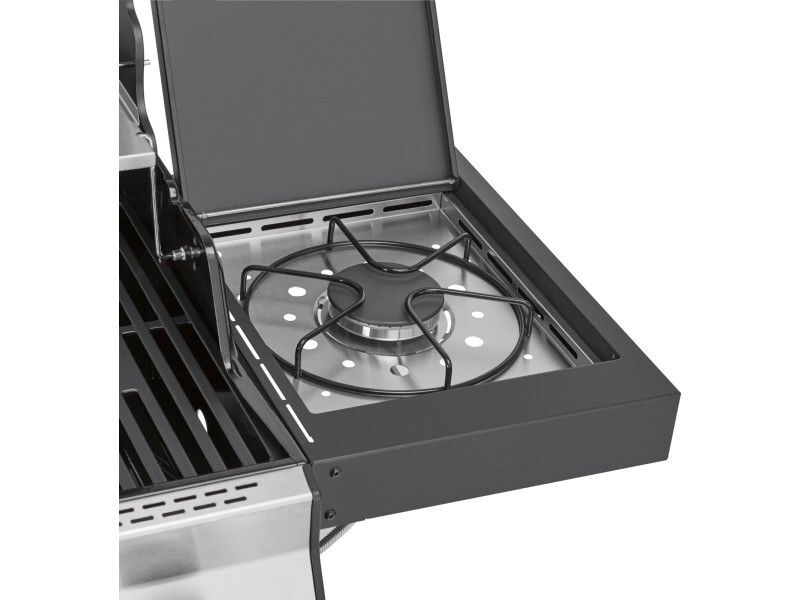 Jamestown-Grill Kane 4 Gasgrill 4-Brenner Seitenkocher 15kW Grillgerät BBQ - 4007873219498