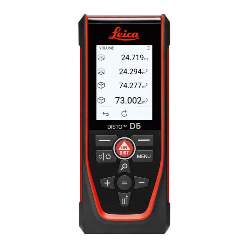 Leica Handlasermeter DISTO D5 Laser Entfernungsmesser Bluetooth schwarz 200m - 7640180531241