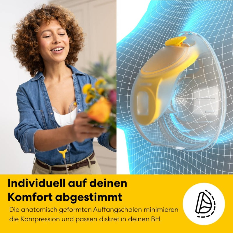 Medela Milchpumpe Pumpe Freestyle Mini Handsfree Doppelpumpe SIEHE TEXT/FOTO - 7610472881231
