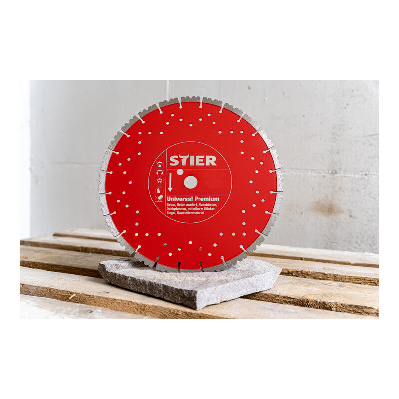 STIER Diamanttrennscheibe Universal Ø400mm Beton Trennscheibe 12mm 4700U/min - 4260438997020
