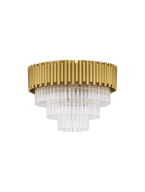 B-Ware Nova Luce Deckenleuchte Deckenlampe MAGNOLIA Gold E14 LED 6-fach dimmbar 50 cm