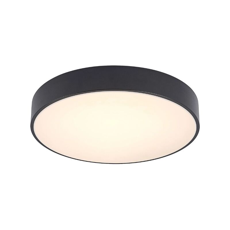 Lindby Deckenleuchte Deckenlampe Milada LED Lampe dimmbar schwarz Ø40cm - 4251096589931