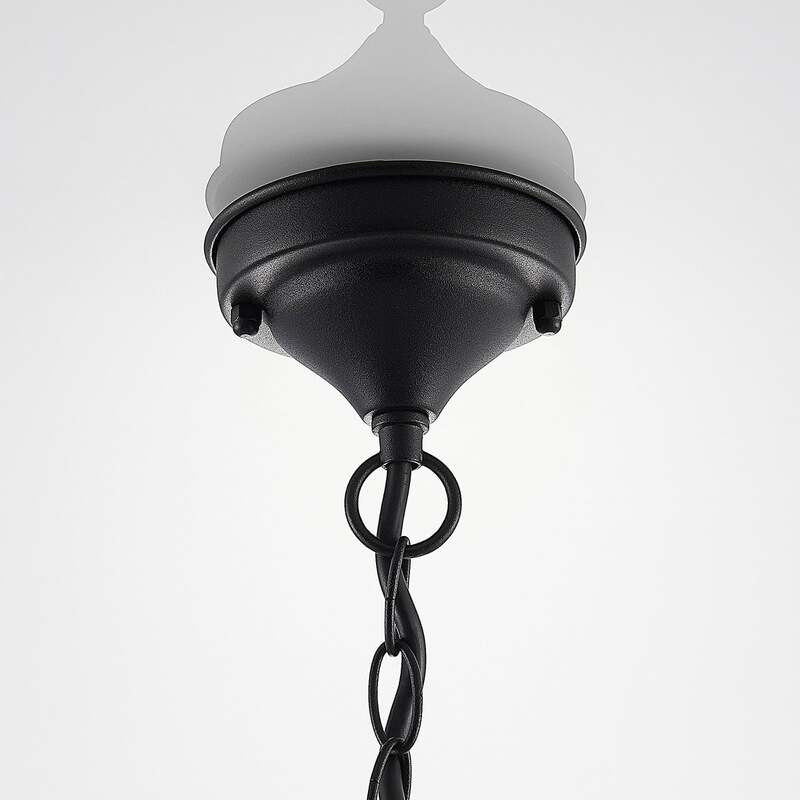 Lindby Außenhängeleuchte Clint LED Hängelampe Gartenleuchte dimmbar schwarz - 4251096573565