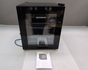 C-Ware Severin Weinkühlschrank 46l Standgerät schwarz Frontdisplay 2 Regale 42dB EEK F