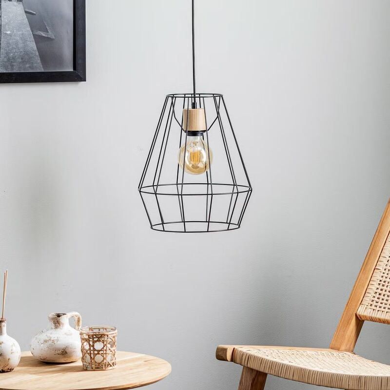 Envostar Hängeleuchte Pendelleuchte 1-flammig Ø31cm Lampe dimmbar schwarz modern - 4251911755213