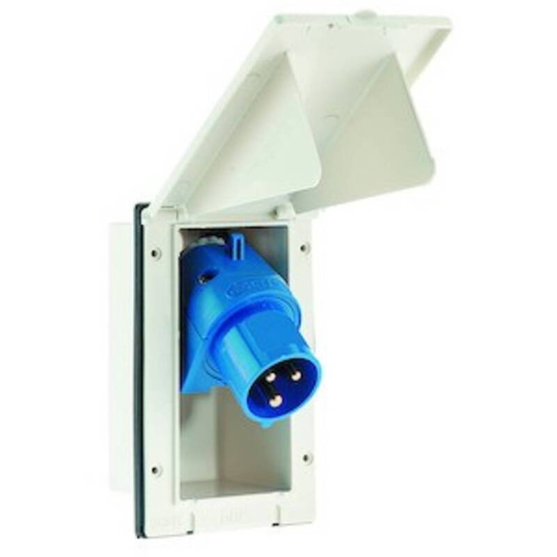 Bals CEE Einbaugerätestecker Gerätestecker Caravan Wohnmobil 16A 230V Polyamid - 4024941002547