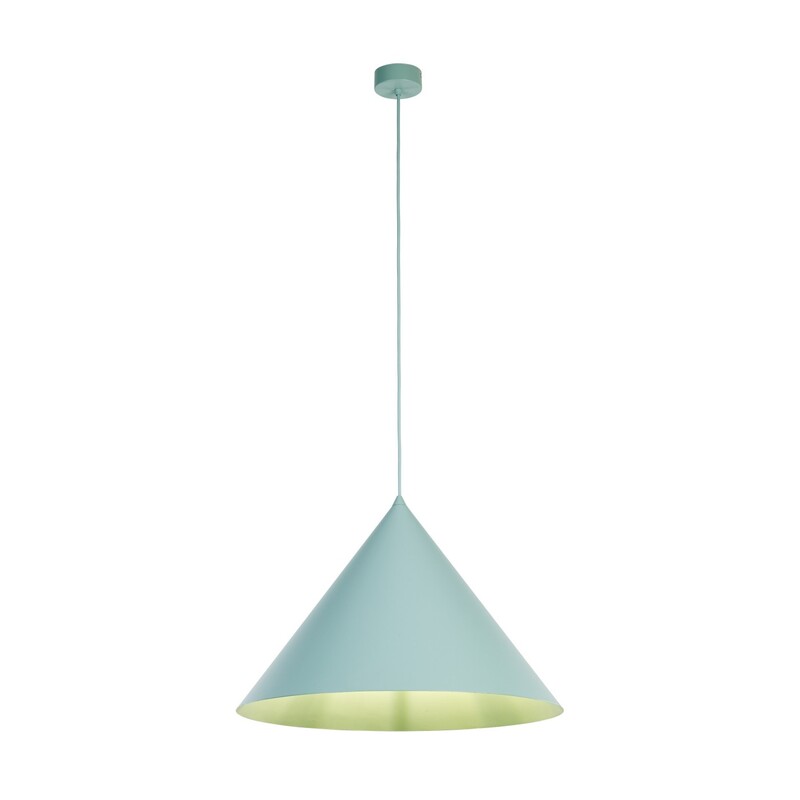TK Lighting Hängeleuchte Pendelleuchte CONO mint XL 50 cm Lampe Leuchte E27 LED - 5906135100873