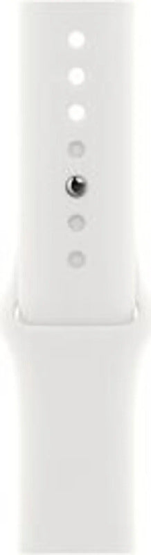 Apple Uhr Smartwatch Watch 8 GPS Aluminium Silber 41mm Sportarmband Weiß S M L - 0194253250074