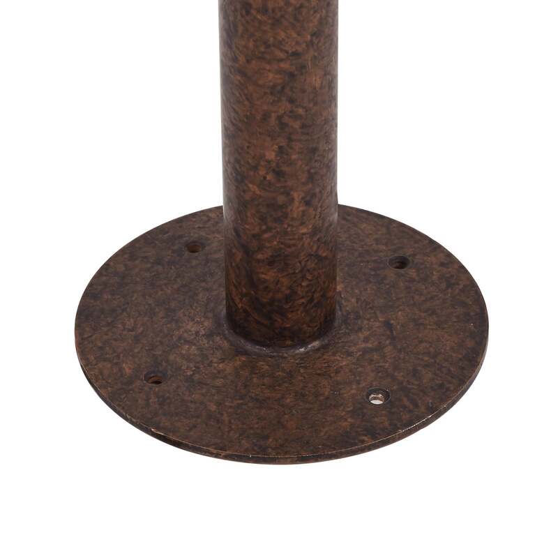 Lindby Wegeleuchte Gartenlampe Zayn rost Glas Außenleuchte IP65 Höhe 109 cm - 4251911798999