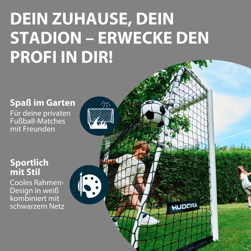 Fußballtor Advanced 180 HUDORA für Outdoor Erwachsene Kinder Jugendliche - 4005998769553