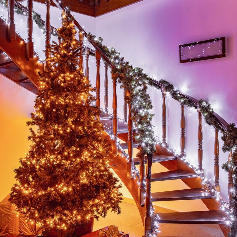 Twinkly LED Lichterkette 250er mit WLAN und Appsteuerung warmweiß kaltweiß - 8056326671402
