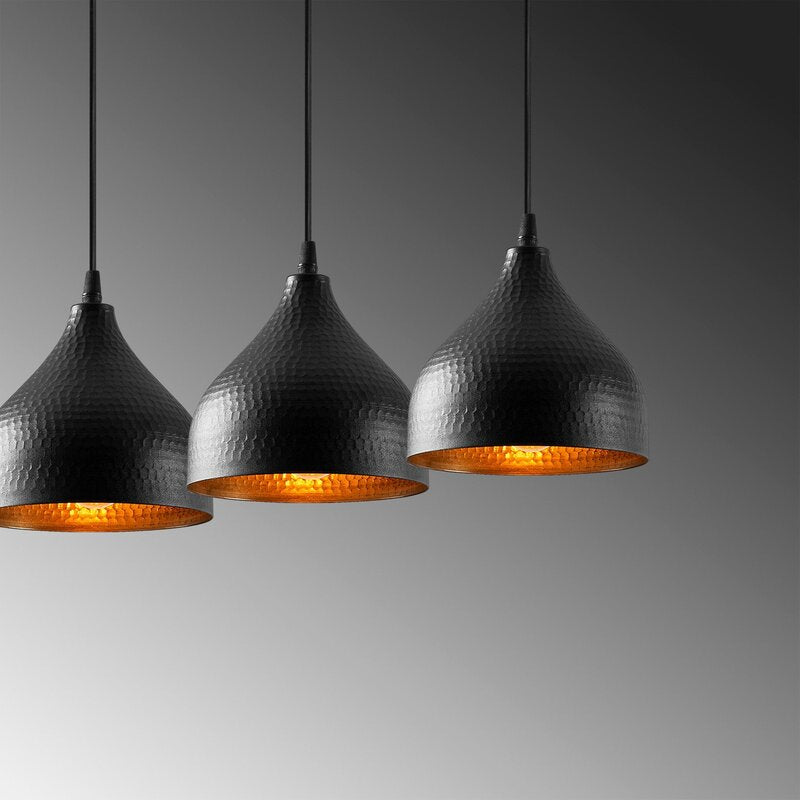 Hängeleuchte Tattoo 6211 linear schwarz/gold Hängelampe Lampe Leuchte Spot E27 - 8682870090415