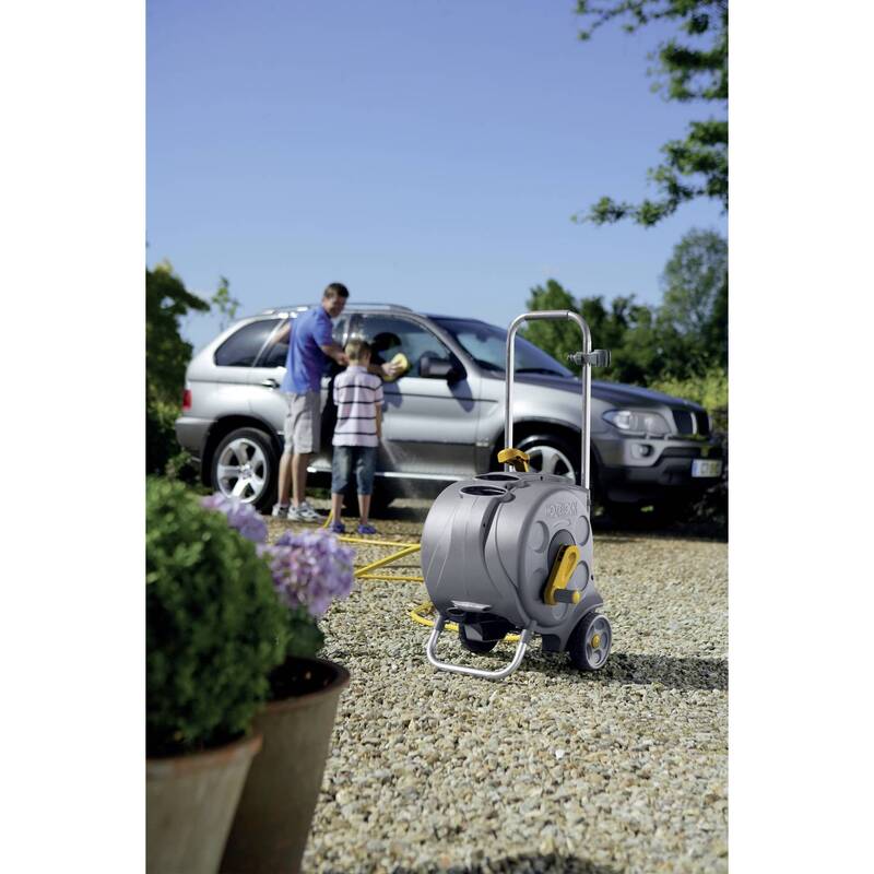Hozelock Schlauchwagen Gartenwagen 30m Schlauch Bewässerungssystem kompakt grün - 5010646045278
