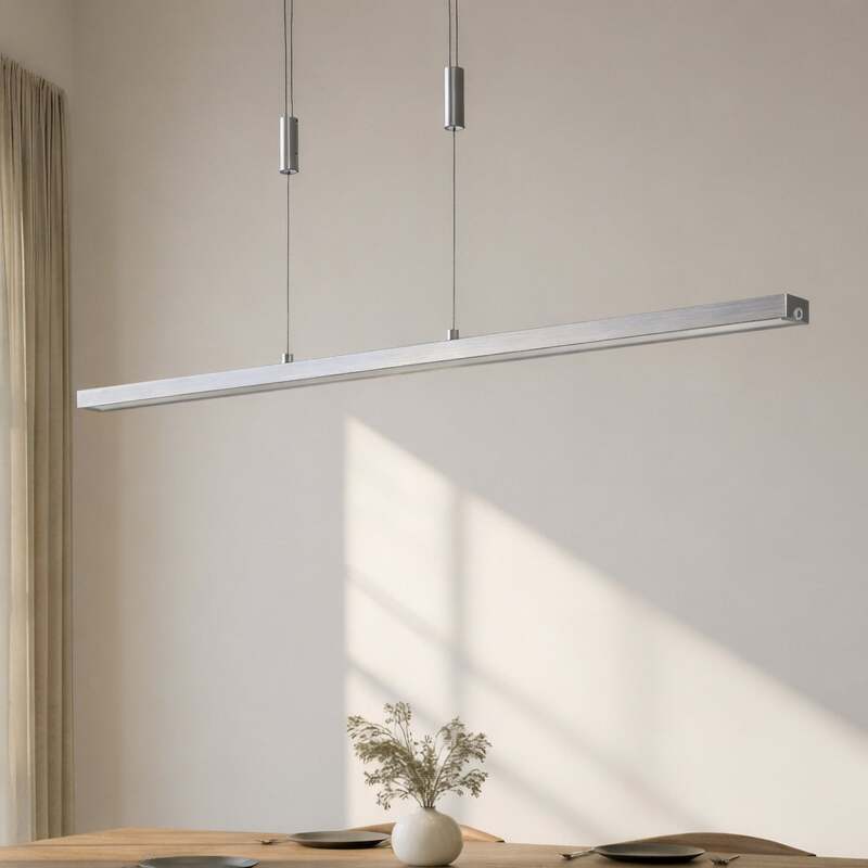 Lucande LED-Hängeleuchte Myron Touchdimmer CCT Aluminium höhenverstellbar - 4251096564136