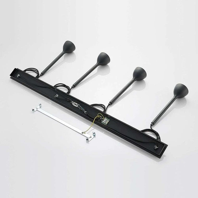 Lucande Hängeleuchte Nordwin Pendelleuchte Lampe 4-flammig GU10 schwarz gold846 - 4251096563153