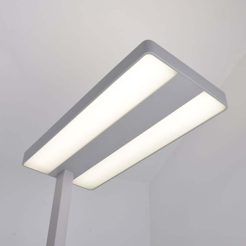 Arcchio Stehleuchte Logan Neo LED dimmbar silber Leuchte Lampe 195cm hoch - 4251096536669