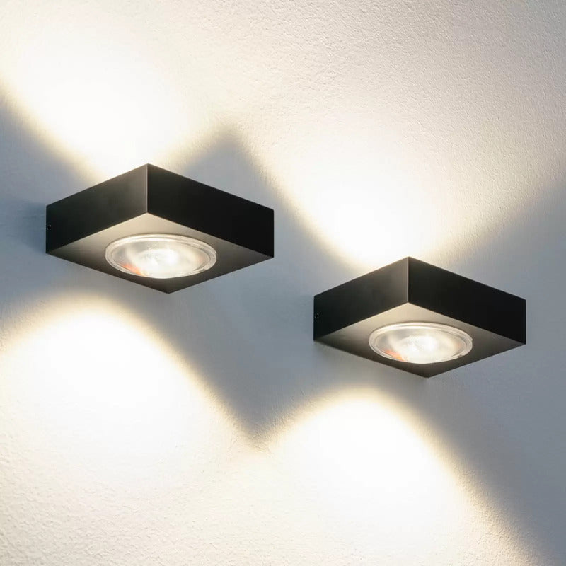 Wandleuchte Wandlampe Nemo LED schwarz Aluminium - 7024124