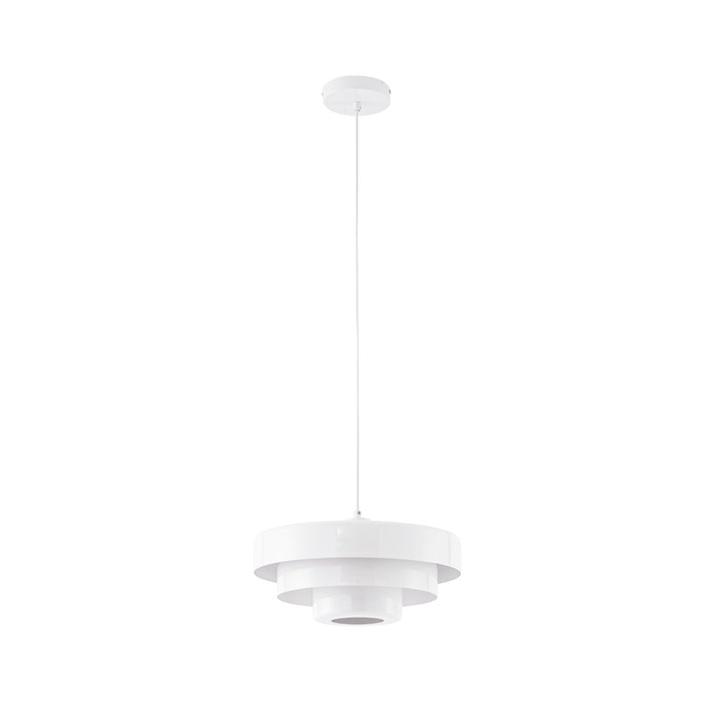 Lindby Hängeleuchte Tivra LED Pendelleuchte dimmbar Lampe weiß Ø35cm 27cm hoch - 4255830913013