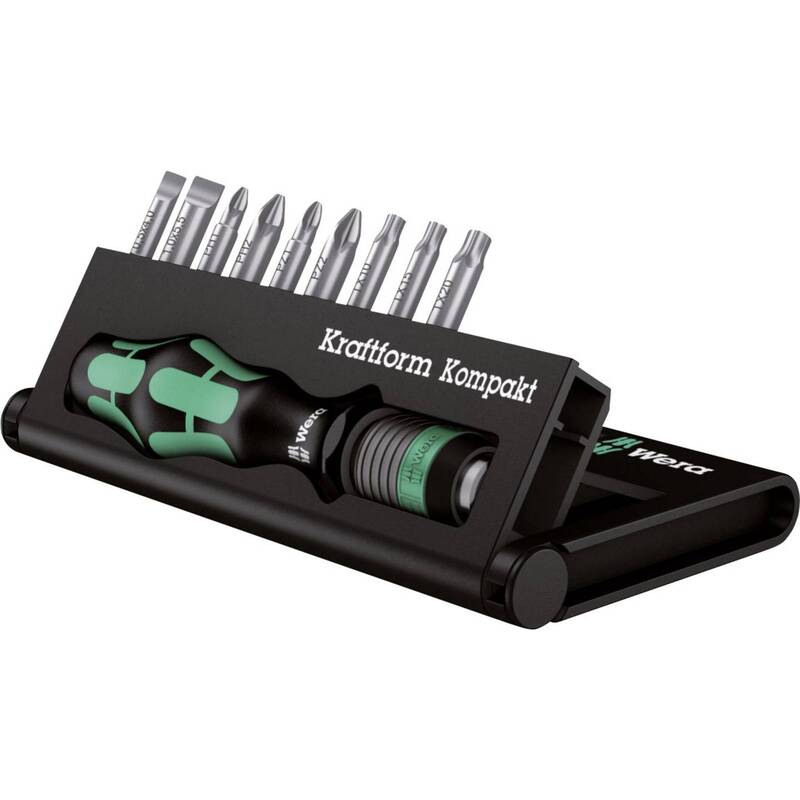 Wera Bit-Set Kraftform Kompakt 10 05056653001 10-teilig Schlitz Kreuzschlitz - 4013288041647