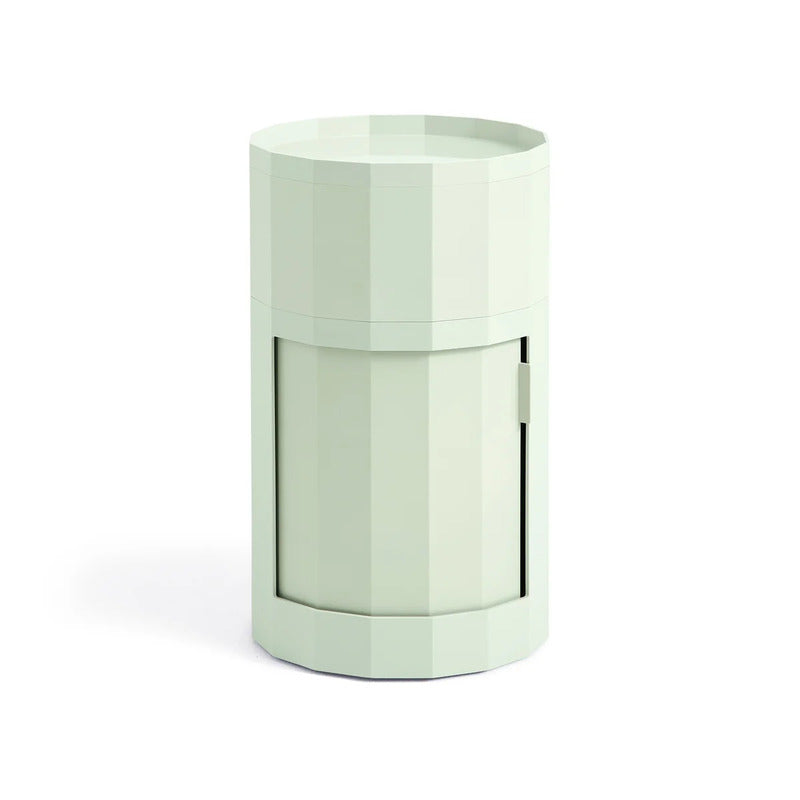 HAY Schrank Aufbewahrung Container Facet Cabinet Rollen Füße Mintgrün hoch 66 cm - 5710441449454