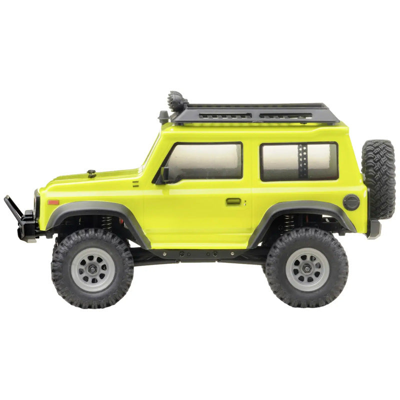 Absima 1:24 Micro Crawler Jimny Yellow 4WD RTR RC Modellauto 45 Min Fahrzeit - 4250650954161