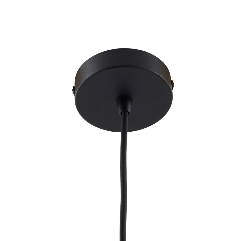 Lucande Außenpendelleuchte Marrin schwarz Metall Ø 31 cm dimmbar IP44 - 4251911787177