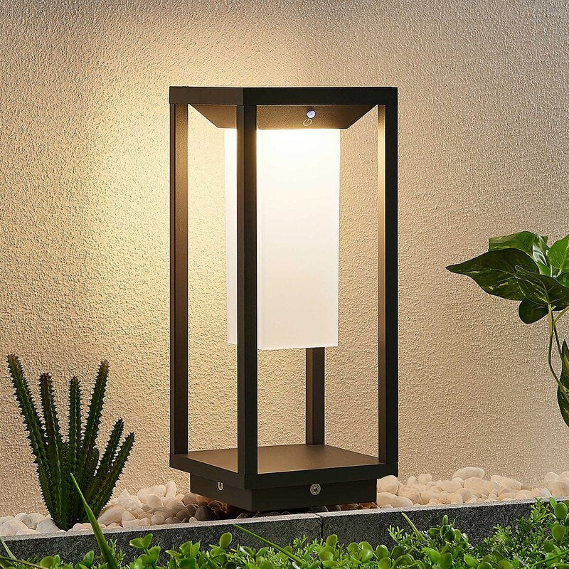 Lucande Eliel LED-Solarsockelleuchte Wegeleuchte Gartenleuchte Deko-Wegelicht - 4251096579628