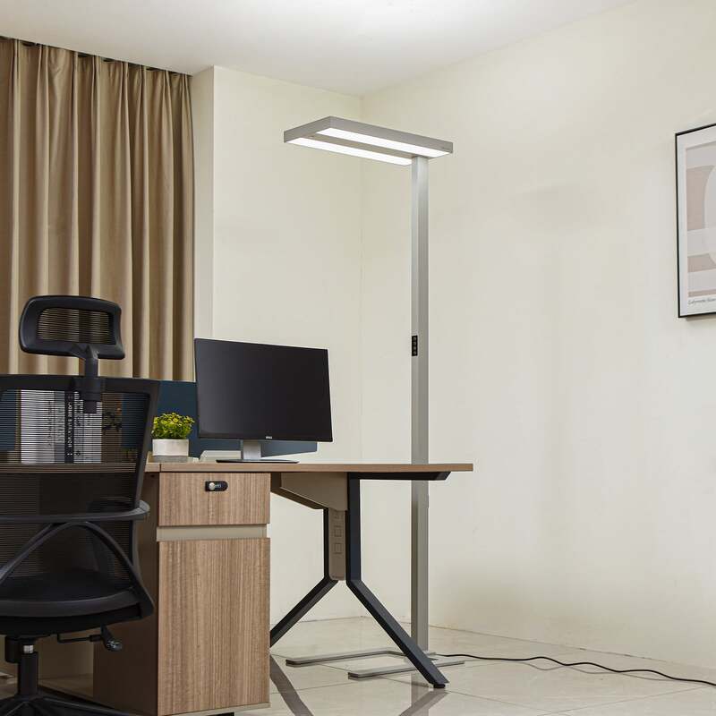 Arcchio LED-Stehleuchte Logan Ultra HCL CCT dimmbar silber mit Bewegungsmelder - 4251911798029
