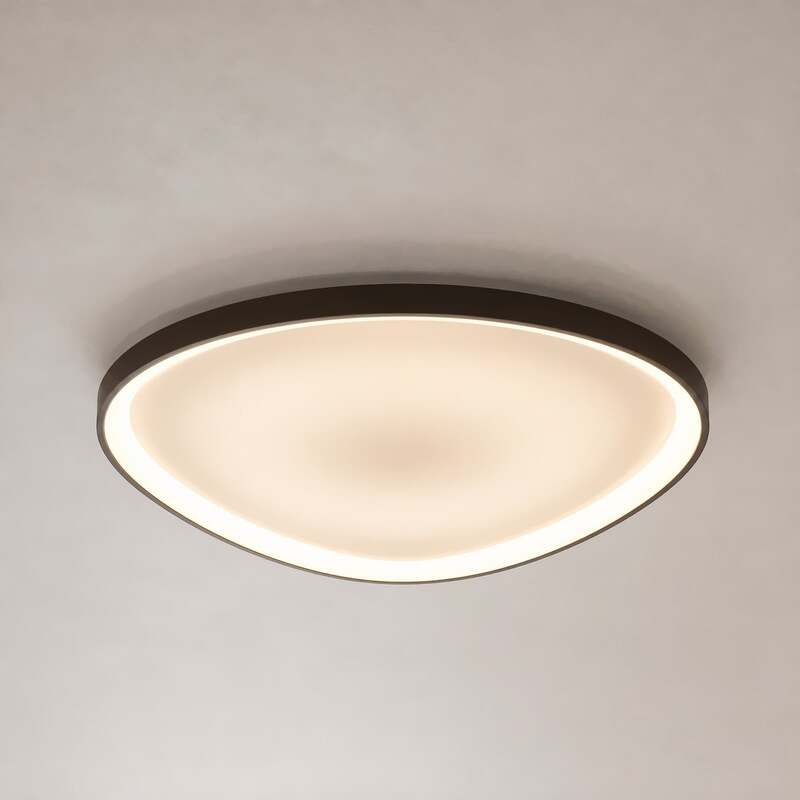 Lucande Deckenleuchte Lampe Asken LED dimmbar CCT braun 61x60cm 2870 Lumen - 4255830918001