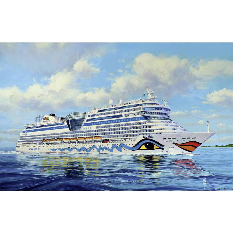 Revell 05230 Aida Schiffsmodell Modellschiff Schiff Bausatz 1:400 Displaystän403 - 4009803052304