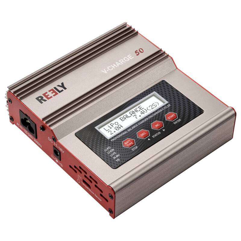 REELY V-Charge 50 Multifunktions-Ladegerät für Modellbau 100-240V 50W 7A - 4064161242644