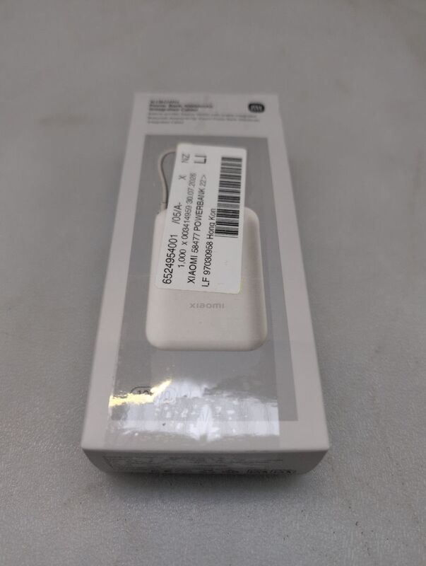 Xiaomi Powerbank 10000 mAh Quick Charge 3.0 Zusatzakku Ladegerät Weiß matt 3A - 6941812797518