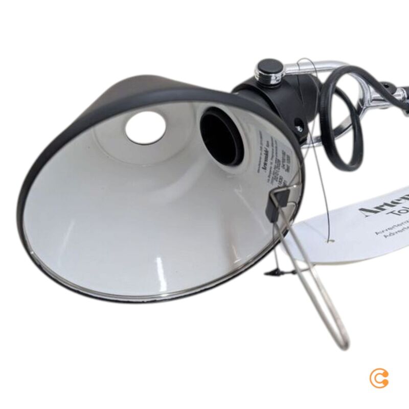 Designer Tischleuchte Tolomeo Micro Lampe E14 höhenverstellbar schwarz 73cm - 8052993017994