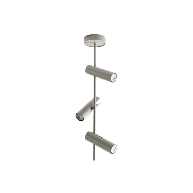 SIGMA Deckenspot Leda 3 Strahler Lampe taupe Stahl GU10 3-flammig Höhe 76 cm - 5902846810605