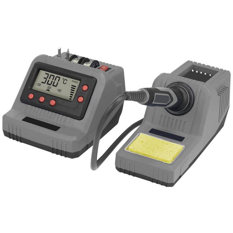 Conrad Electronic SE Lötstation Lötgerät 60W digital 200-450°C inkl. Lötzinn - 2050007675051