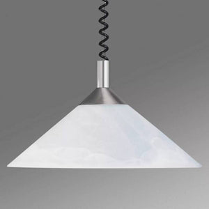 B-Ware Hufnagel Saturn verstellbare Hängeleuchte nickel matt Deckenlampe E27 SIEHE TEXT