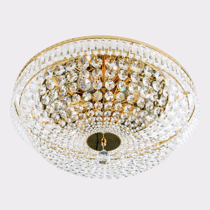 ORION Kristalldeckenleuchte Leuchte SHERATA gold Deckenlampe SIEHE TEXT/FOTO - 9003090129348