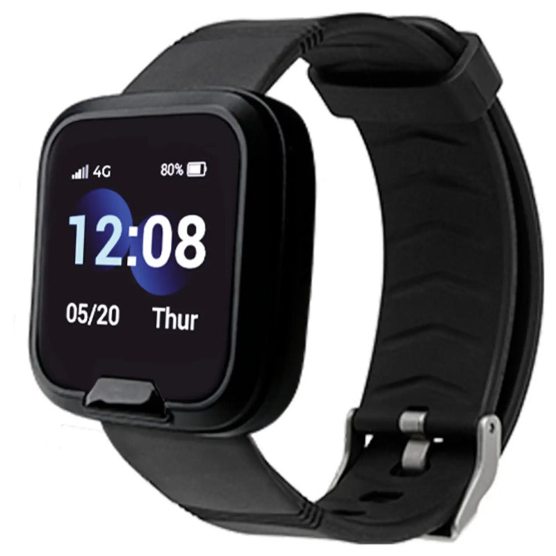 MiniFinder Smartwatch Fitnessuhr Schwarz GPS Anruf SMS Benachrichtigung 600mAh - 7350090728302