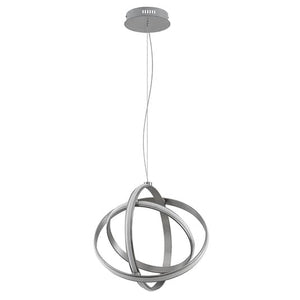 B-Ware Lindby Pendelleuchte Hängeleuchte LED Lampe Deckenleuchte nickel warmweiß dimmba