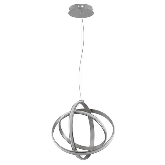 Lindby Pendelleuchte Hängeleuchte LED Lampe Deckenleuchte nickel warmweiß dimmba - 4251096594201