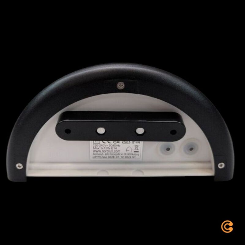 Nordlux Außenwandleuchte Scorpius aus Kunststoff schwarz Wandlampe Lampe E14 LED - 5704924015106